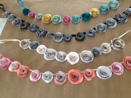 Swirl Flower Garland (or Topiary) . Wednesday 15th January Tuesday 28th January